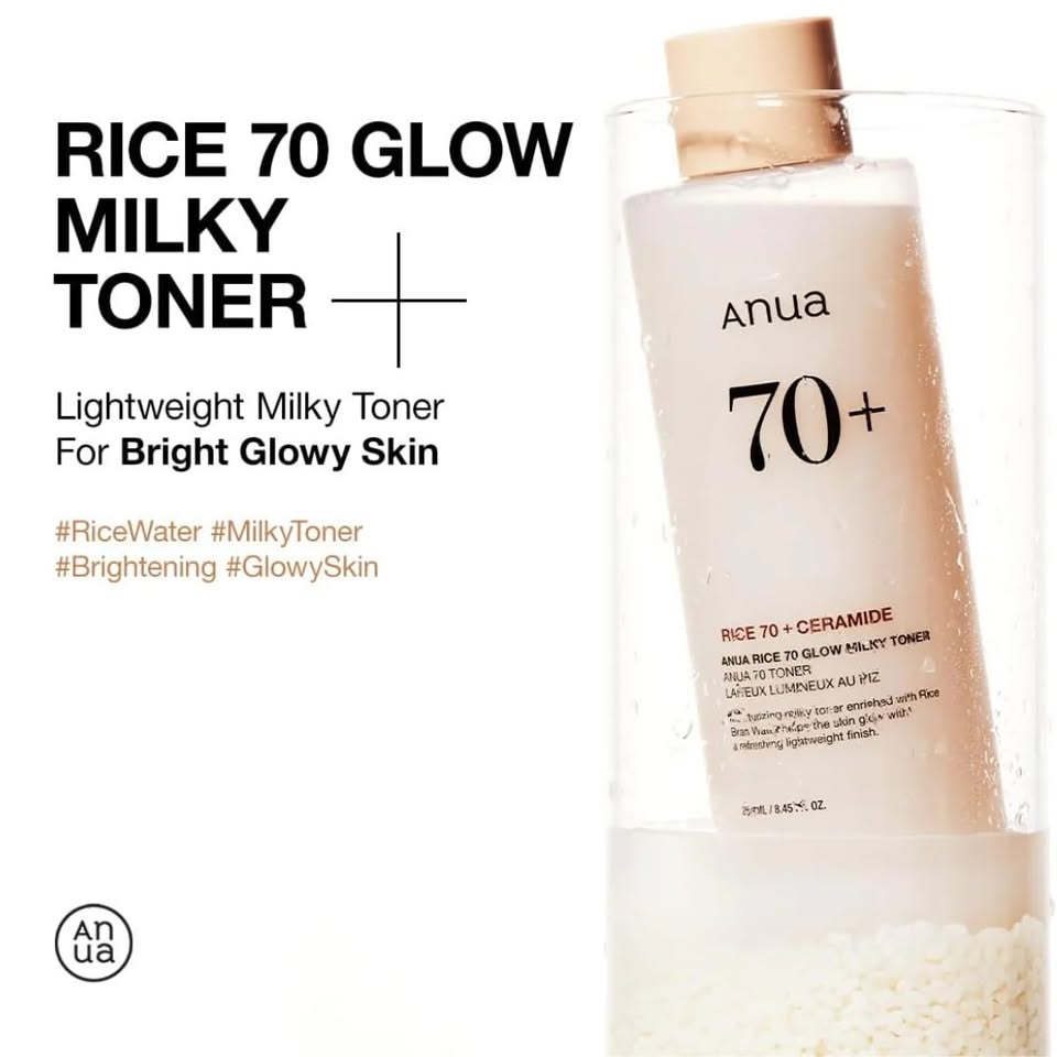 Anua Rice 70+ Glow Milky Toner