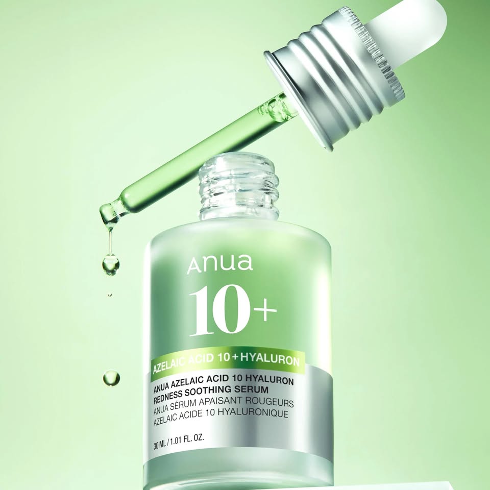 Anua Azelaic Acid 10% Serum — Soothing & Calming Care for Redness, Acne & Troubled Skin