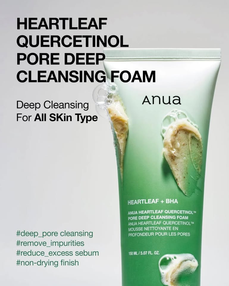 Anua Heartleaf Pore Control Cleansing Oil — Lightweight Oil Cleanser for Clear, Balanced Skin