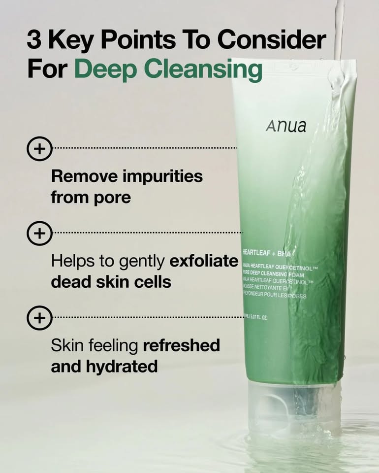 Anua Heartleaf Pore Control Cleansing Oil — Lightweight Oil Cleanser for Clear, Balanced Skin