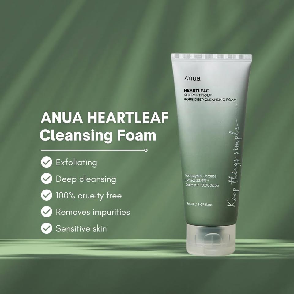 Anua Heartleaf Quercetinol™ Pore Deep Cleansing Foam: