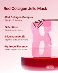 Arencia Red Collagen Jelly Mask — Firming & Glow-Boosting Hydrogel Mask