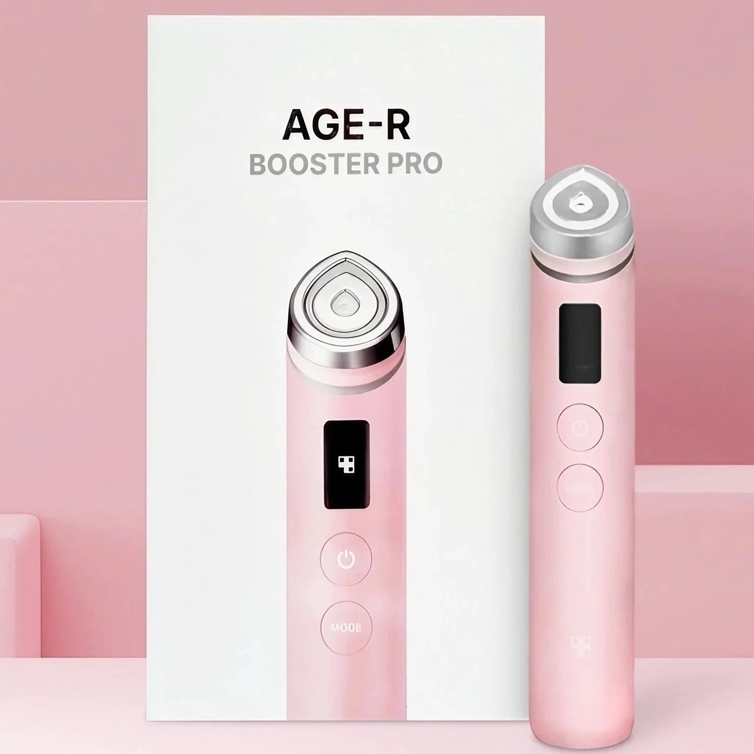 AGE-R Booster Pro | Advanced At-Home Skin Booster Device for Firming, Lifting & Deep Absorption
