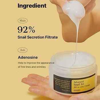 COSRX Advanced Snail 92 All in One Cream — Multi-Purpose Repair & Hydration Cream