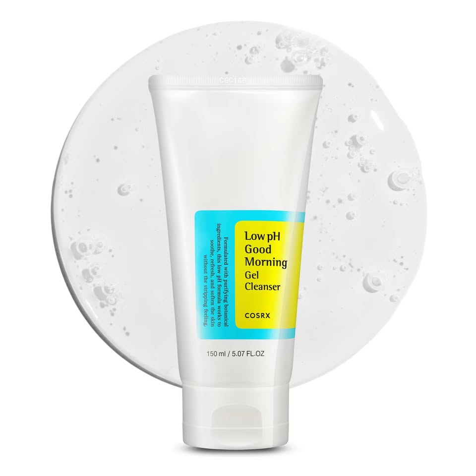 COSRX Low pH Good Morning Gel Cleanser — Gentle Daily Facial Cleanser
