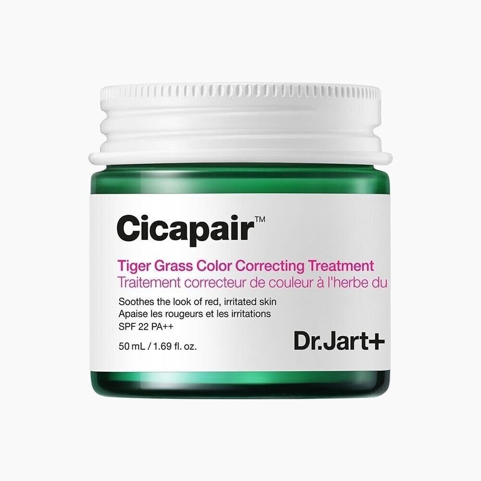 Dr. Jart+ Cicapair Tiger Grass Color Correcting Treatment SPF 22 PA++ — Soothing Green-to-Beige Tone-Up Cream