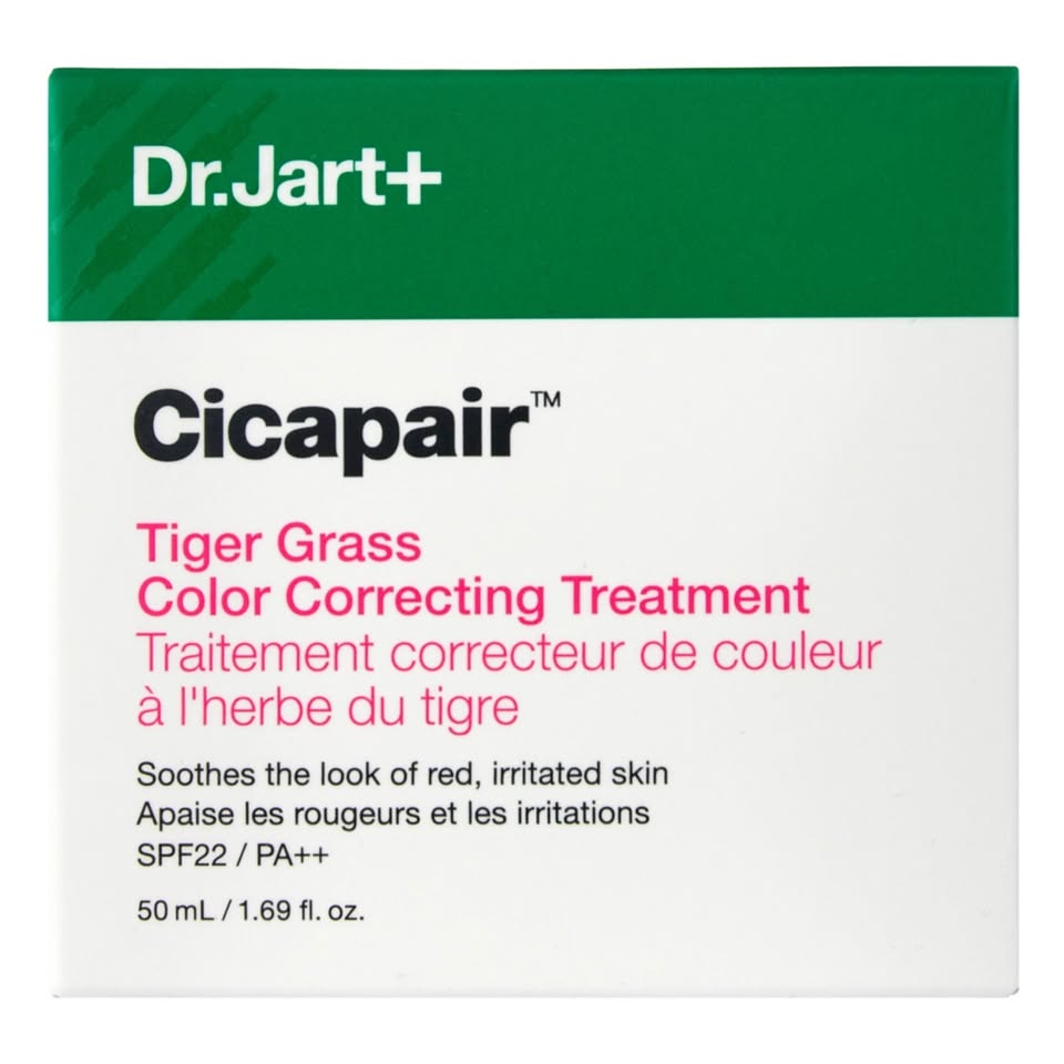 Dr. Jart+ Cicapair Tiger Grass Color Correcting Treatment SPF 22 PA++ — Soothing Green-to-Beige Tone-Up Cream