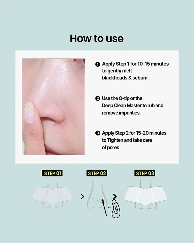 ILSO Natural Mild Clean Nose Patch — Gentle Pore-Clearing & Blackhead Removal Strips