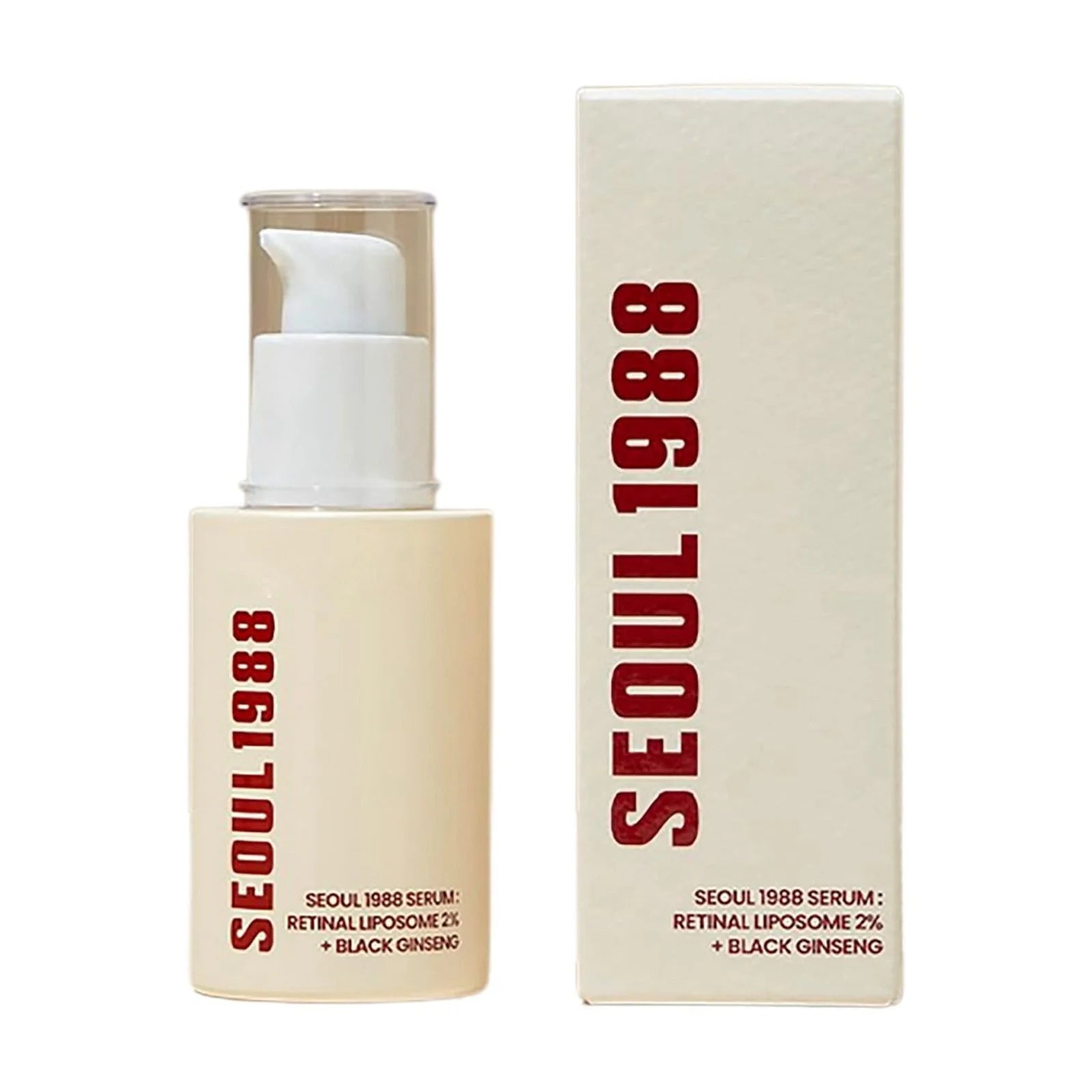 K-Secret Seoul 1988 Retinal Liposome 2% + Black Ginseng — Advanced Renewal Serum for Smooth, Firm Skin