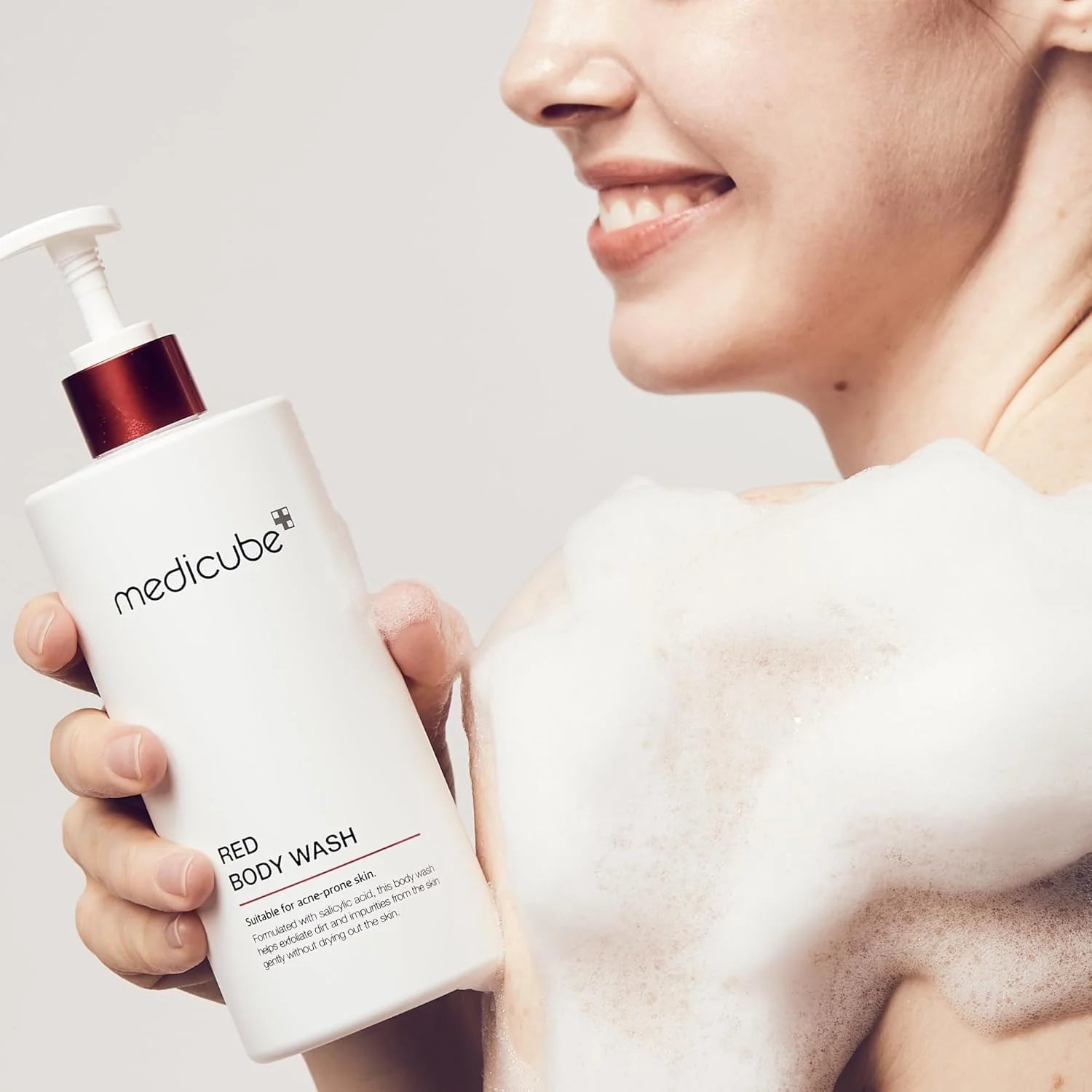 Medicube Red Body Wash — Clarifying & Soothing Body Cleanser for Smooth, Healthy Skin