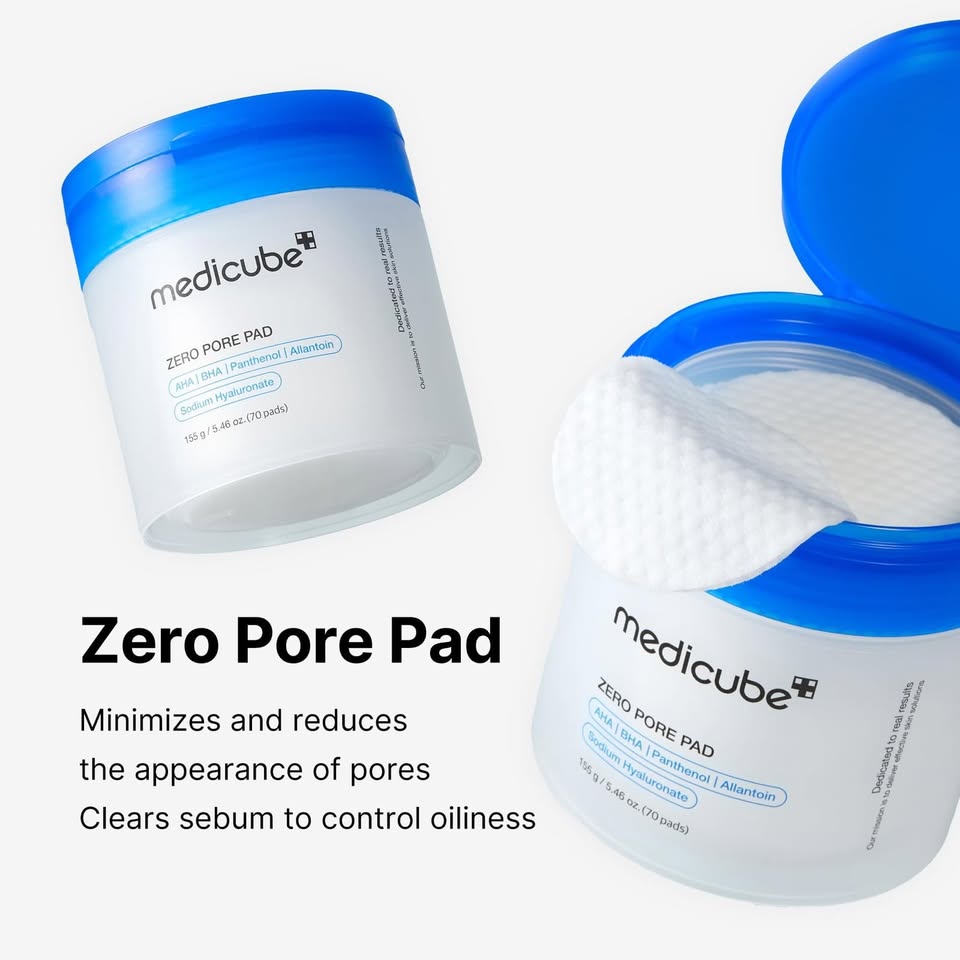 Medicube Zero Pore Pad — Pore-Minimizing & Oil-Control Toner Pads