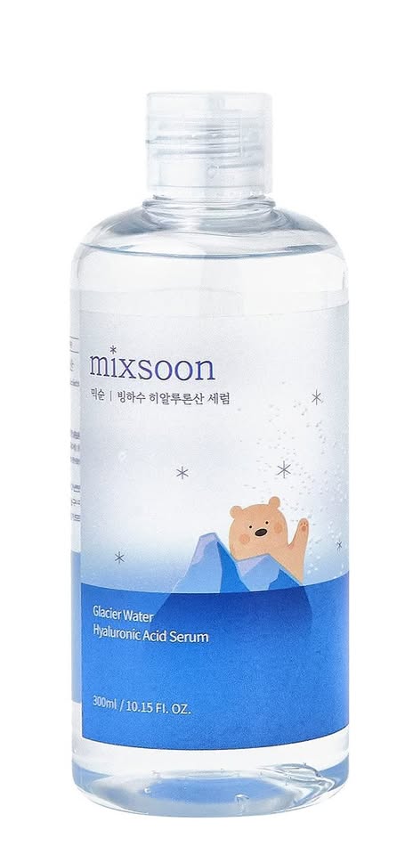 Mixsoon Glacier Water Hyaluronic Acid Serum — Deep Hydration Serum for Plump, Dewy Skin
