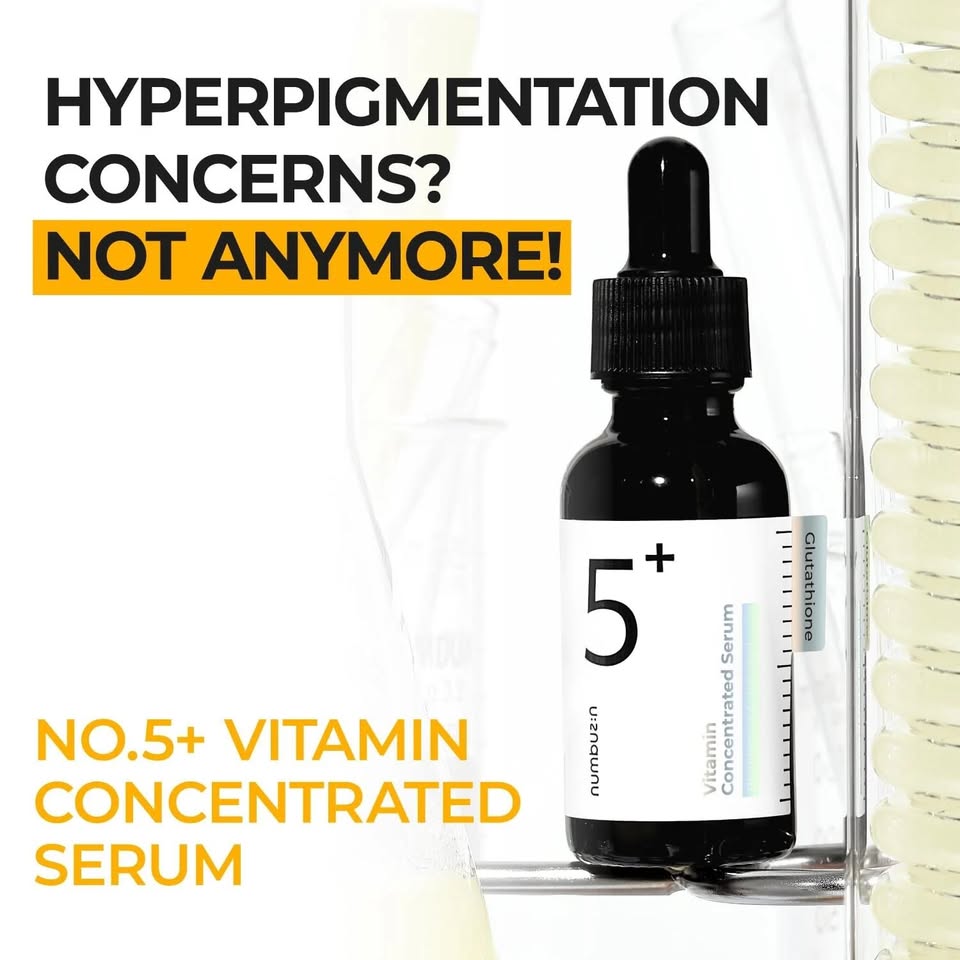 Numbuzin No.5+ Vitamin Concentrated Serum — Brightening Serum for Clear, Even Skin Tone