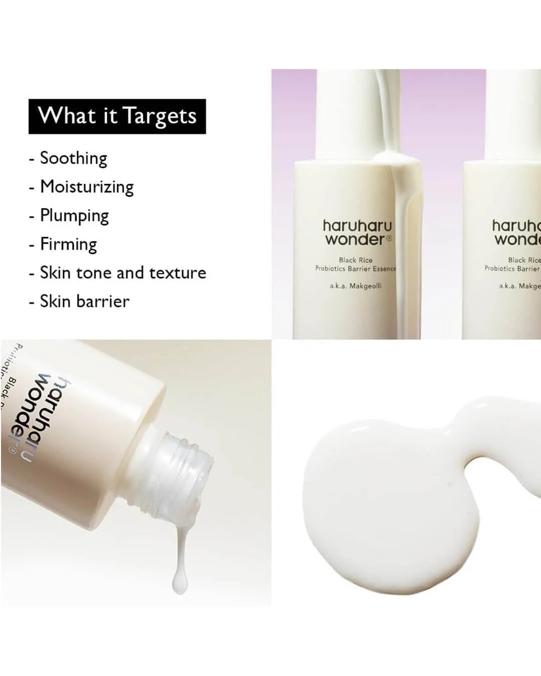 Haruharu Wonder Black Rice Moisture Barrier Essence — Intensive Hydration & Barrier Repair Treatment