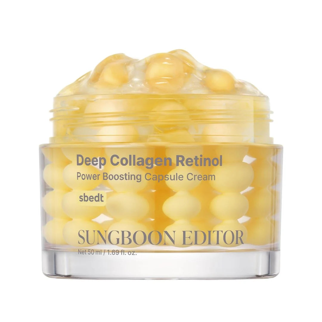 Sungboon Editor Deep Collagen Retinol Power Boosting Capsule Cream — Firming, Anti-Aging & Skin-Renewing Cream