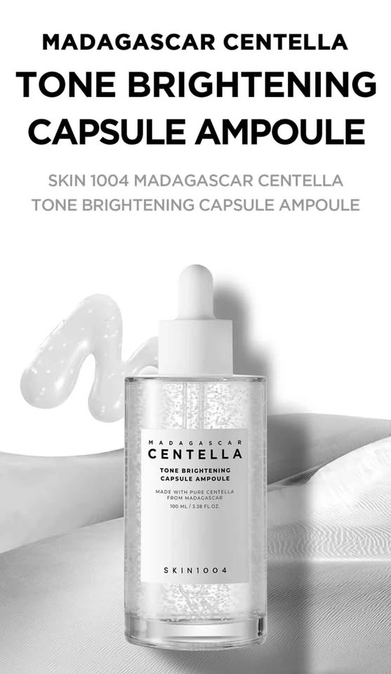 SKIN1004 Madagascar Centella Tone Brightening Capsule Ampoule — Soothing & Radiance-Boosting Serum