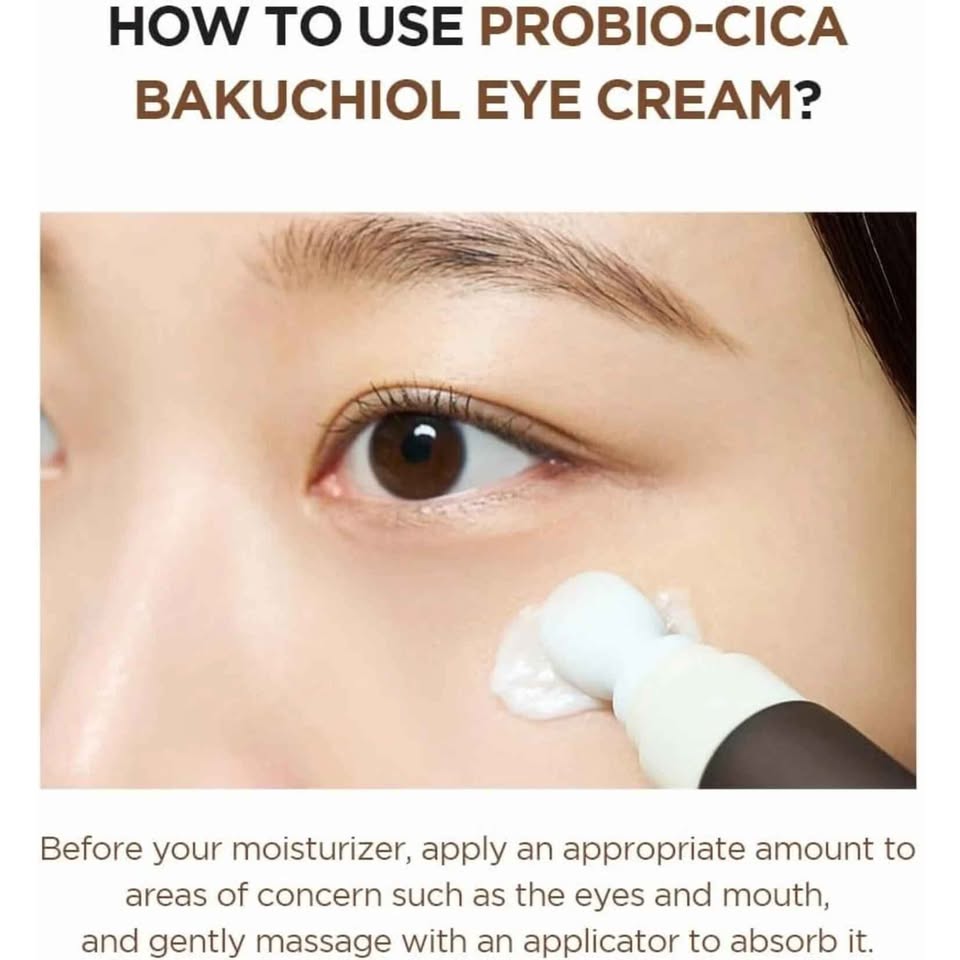 SKIN1004 Madagascar Centella Probio-Cica Bakuchiol Eye Cream - Anti-Aging Eye Treatment with Retinol Alternative