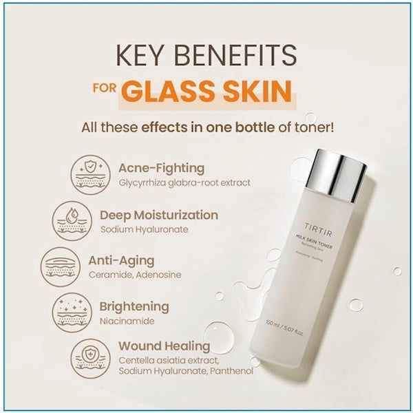 TIRTIR Milk Skin Toner — Deeply Hydrating & Barrier-Soothing Toner
