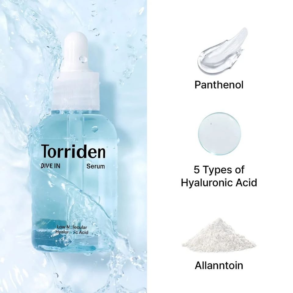 Torriden DIVE-IN Low Molecular Hyaluronic Acid Serum — Lightweight Hydration Serum for Deep Moisture