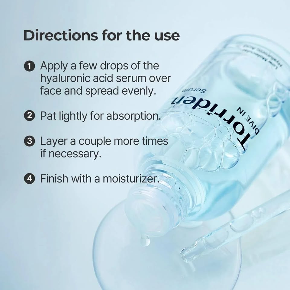 Torriden DIVE-IN Low Molecular Hyaluronic Acid Serum — Lightweight Hydration Serum for Deep Moisture