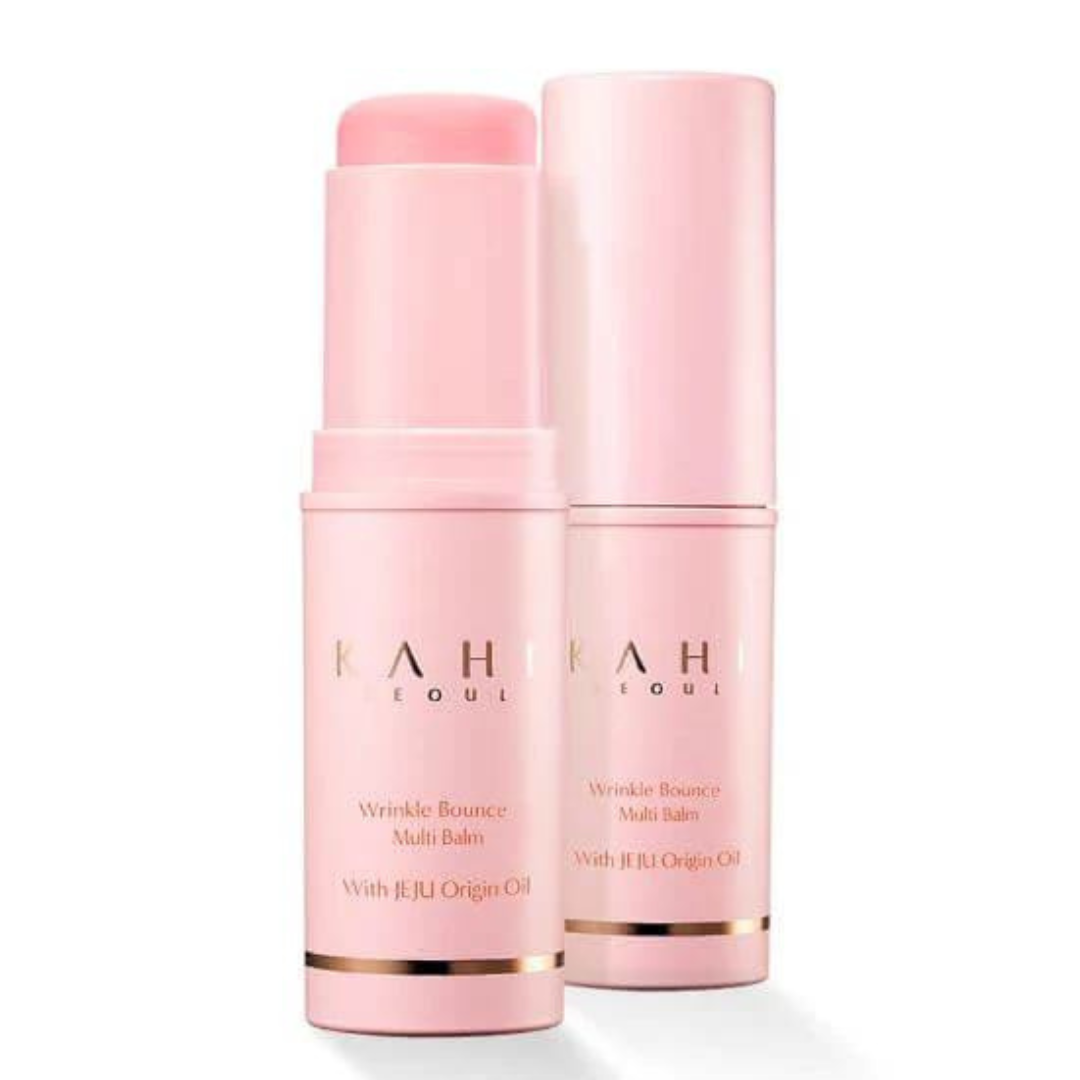 KAHI Wrinkle Bounce Multi Balm — Hydrating Anti-Aging Stick Balm for Radiant Skin
