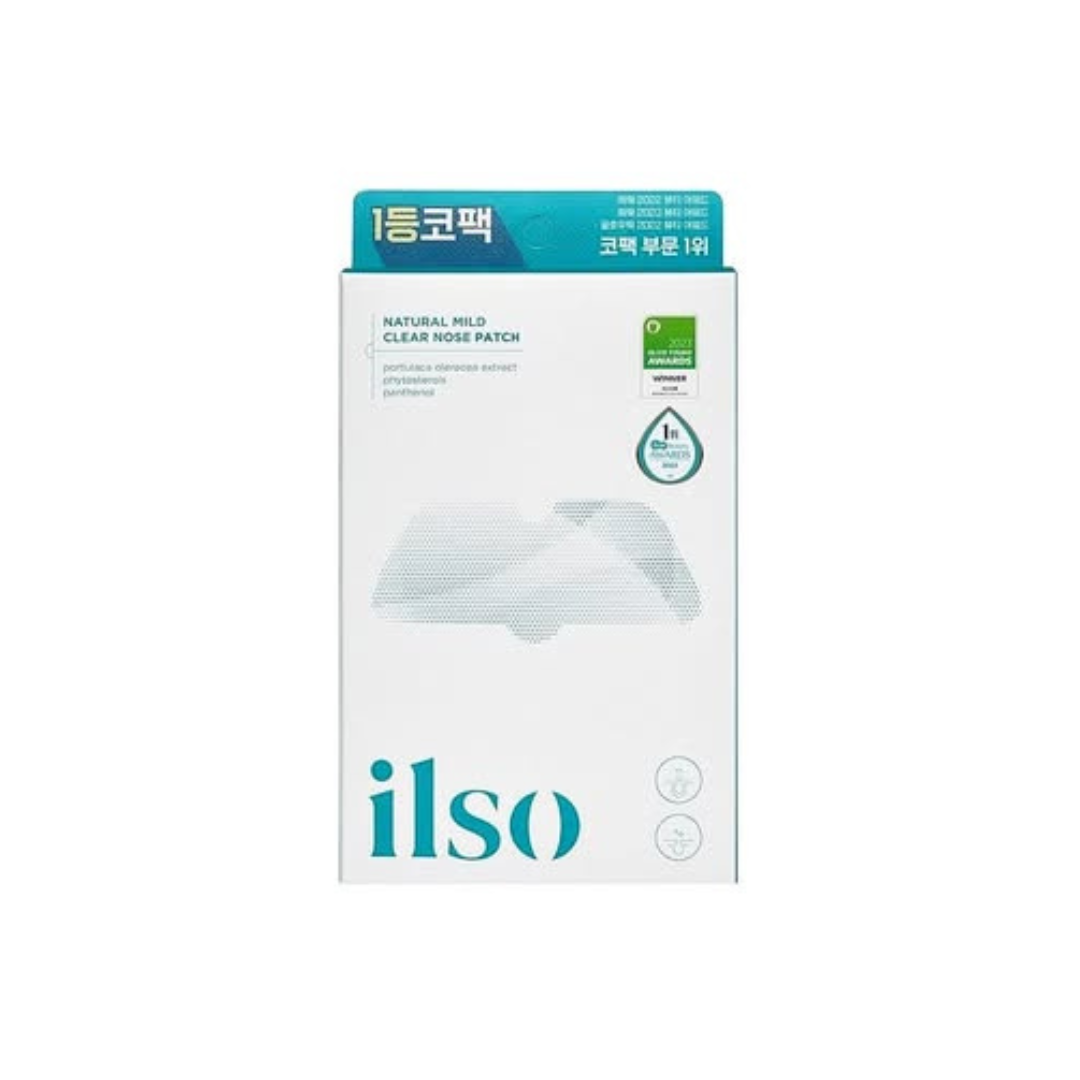 ILSO Natural Mild Clean Nose Patch — Gentle Pore-Clearing & Blackhead Removal Strips