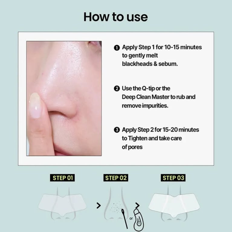 ILSO Natural Mild Clean Nose Patch — Gentle Pore-Clearing & Blackhead Removal Strips