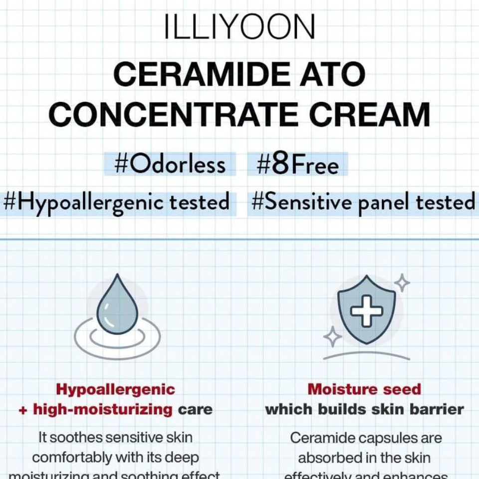 ILLIYOON Ceramide Ato Concentrate Cream