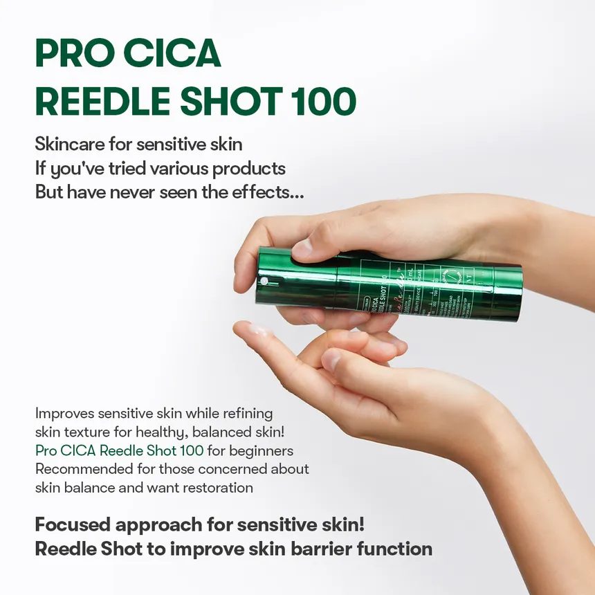 VT Cica Pro Cica Reedle Shot 100 — Skin Texture Refining & Intensive Cica Care