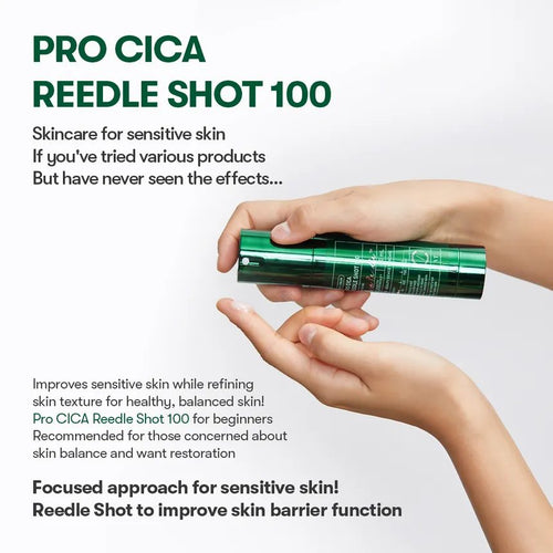 VT Cica Pro Cica Reedle Shot 100 — Skin Texture Refining & Intensive Cica Care