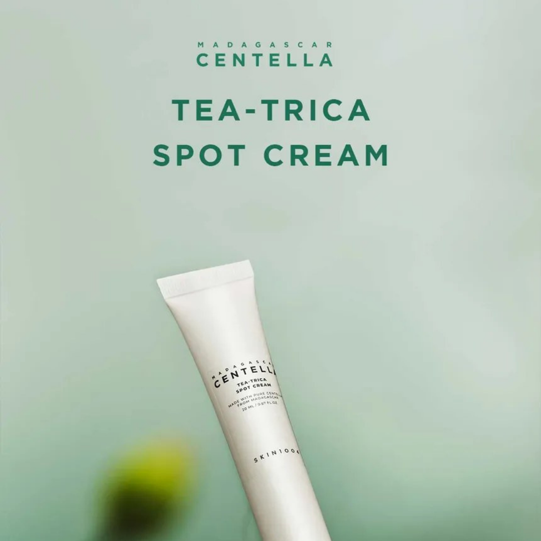 SKIN1004 Madagascar Centella Tea-Trica Spot Cream - Targeted Acne & Blemish Treatment for Clear Skin